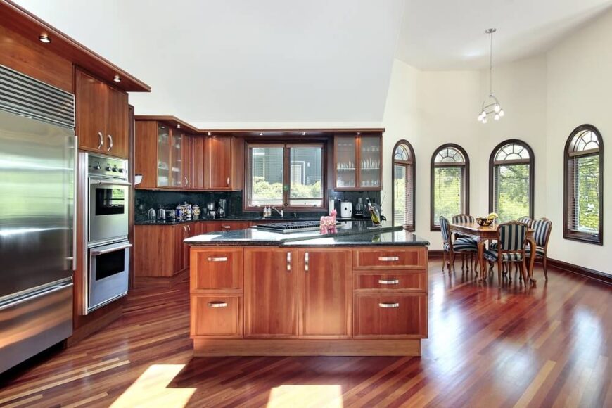 40 Kitchens with Extensive Dark Wood Throughout - Home Stratosphere