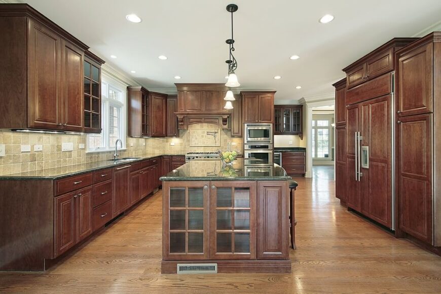 40 Kitchens with Extensive Dark Wood Throughout – Home Stratosphere