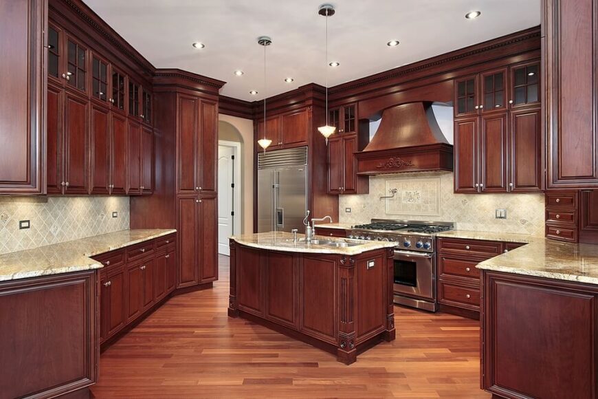 40 Kitchens with Extensive Dark Wood Throughout – Home Stratosphere