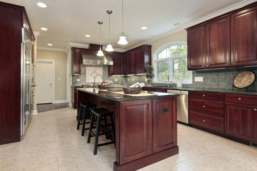 40 Kitchens with Extensive Dark Wood Throughout – Home Stratosphere