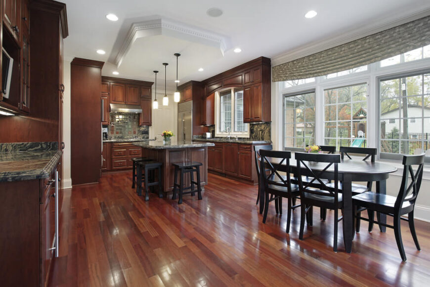 40 Kitchens with Extensive Dark Wood Throughout – Home Stratosphere