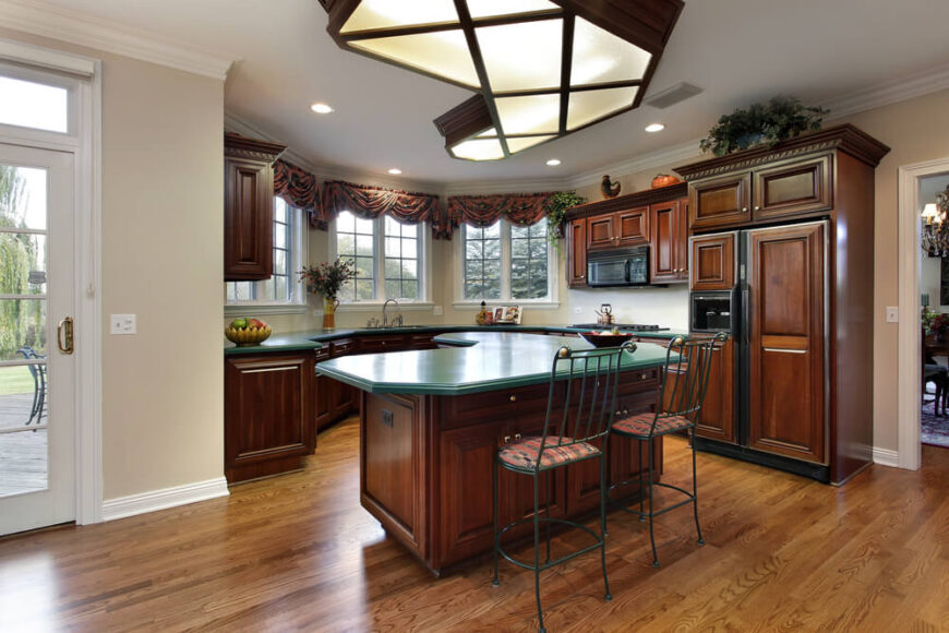 40 Kitchens with Extensive Dark Wood Throughout – Home Stratosphere