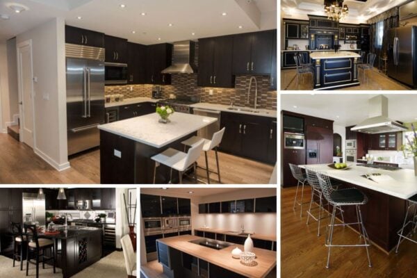 52 Dark Kitchens With Dark Wood or Black Kitchen Cabinets – Home ...