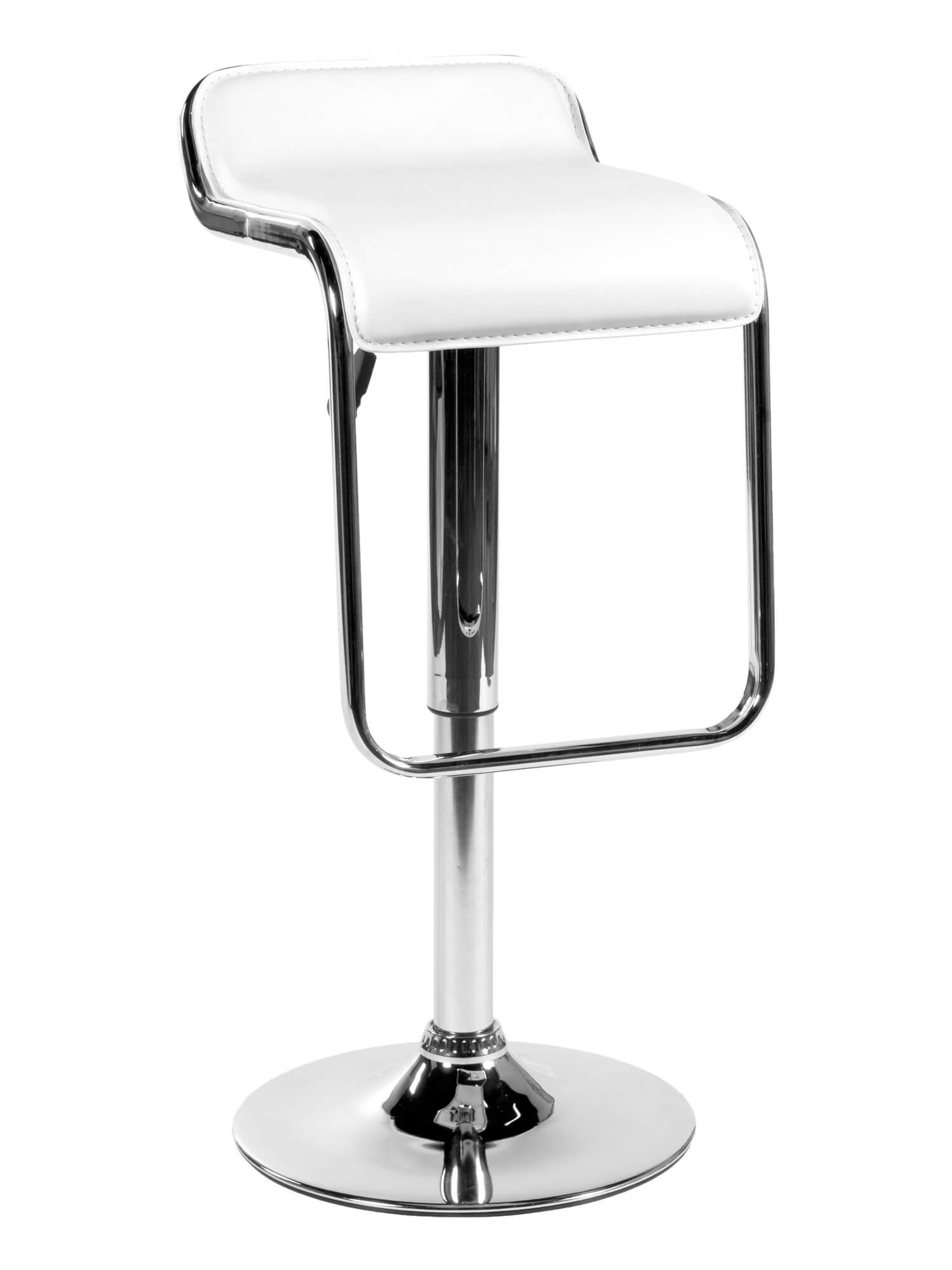 35 Stylish Modern Adjustable White Leather Bar Stools
