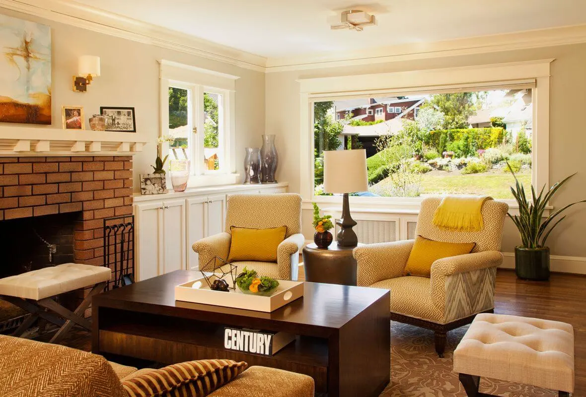 1920s Bungalow Living Room