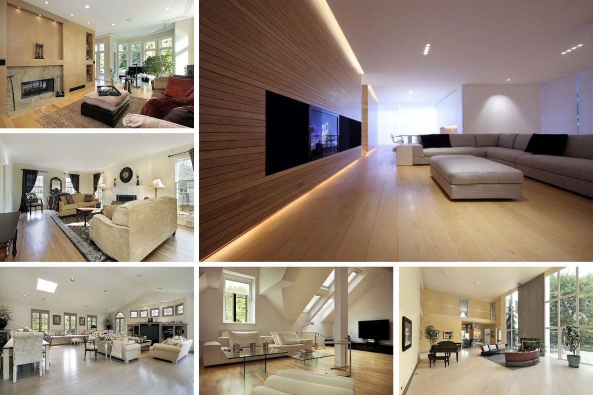 Light Wood Floor Decorating Ideas