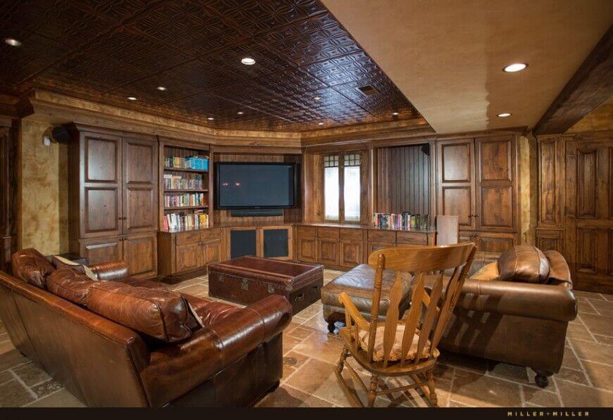 22 Sophisticated Living Rooms with Leather Furniture (DESIGNS) - Home ...