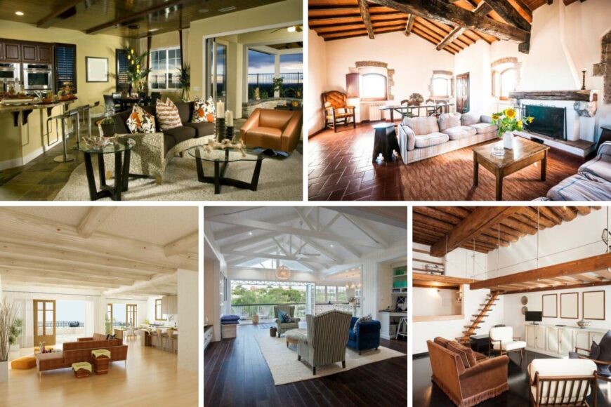 29 Spectacular Living Room Designs with Exposed Beams – Home Stratosphere