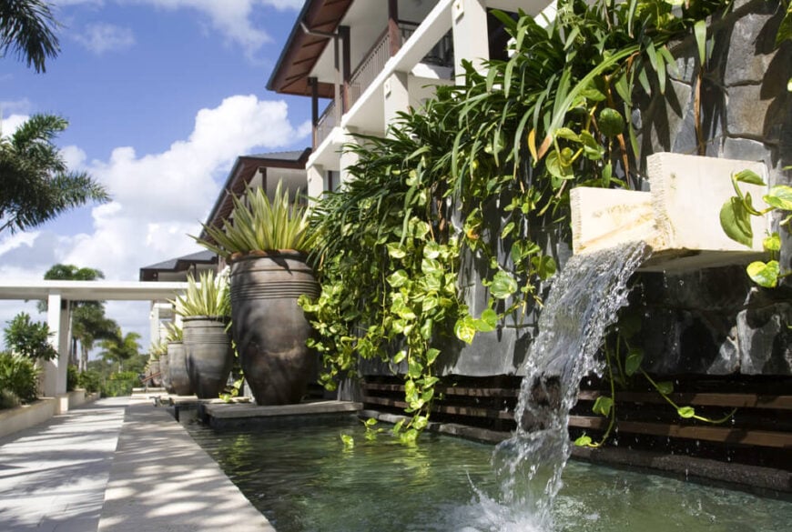 One way to accentuate your water features is to have hanging plant gardens. These hanging plants give manmade structures a lively appeal. Hanging gardens are one of the best ways to quickly cover a wall in greenery. One way to accentuate your water features is to have hanging plant gardens. These hanging plants give manmade structures a lively appeal. Hanging gardens are one of the best ways to quickly cover a wall in greenery.