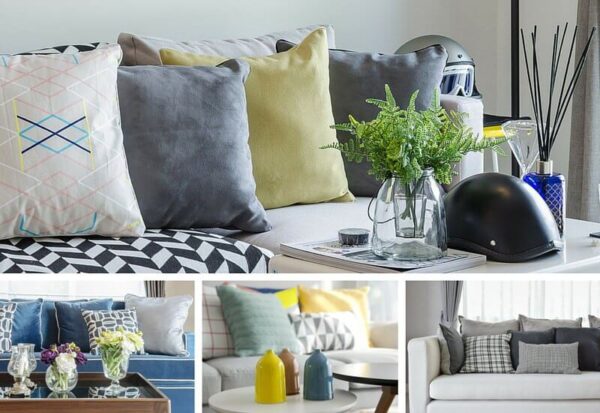 35 Sofa Throw Pillow Examples (Sofa Décor Guide)