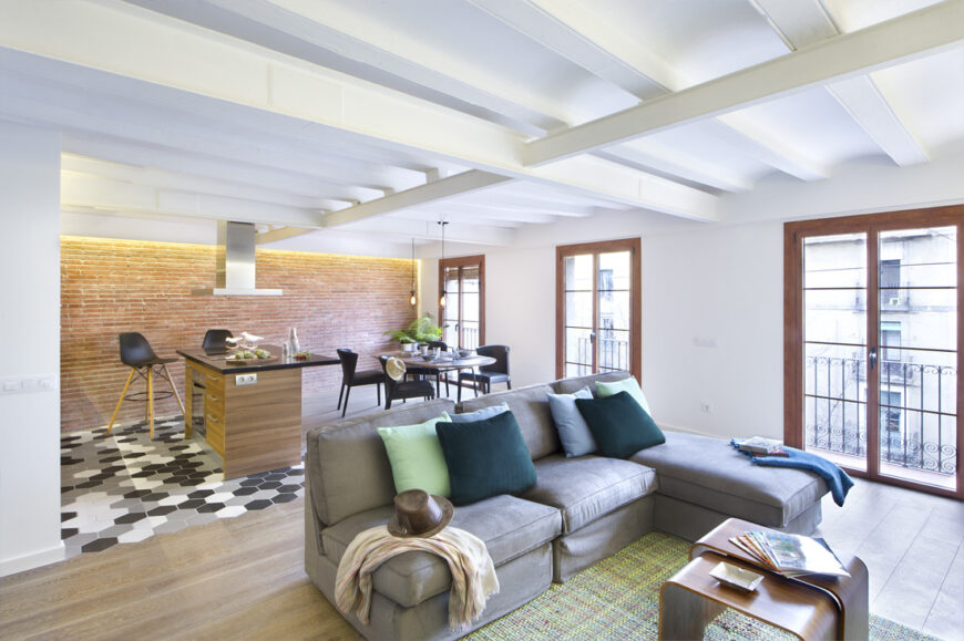 Open Concept Contemporary Industrial Apartment Design by egue & seta ...