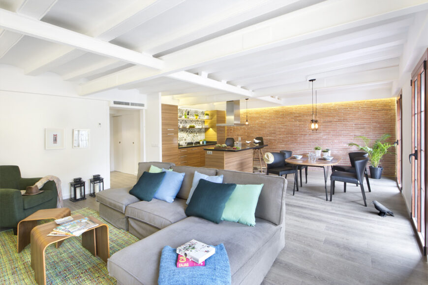 Image showcasing Open Concept Contemporary Industrial Apartment Design by egue & seta ...