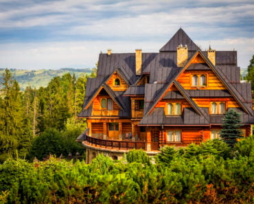 Stunning vacation log mansion