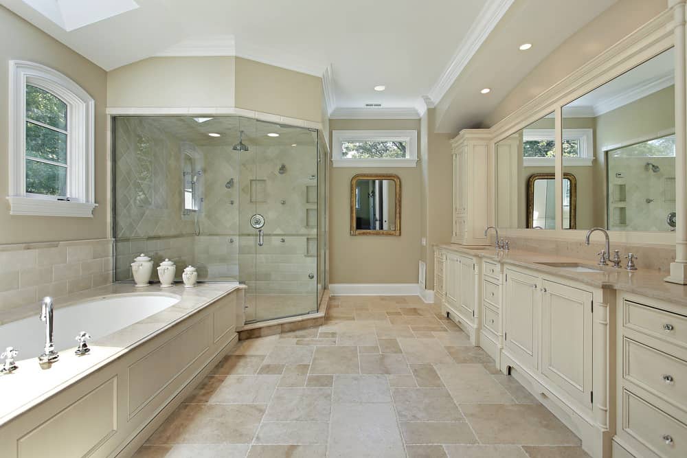 40 Primary Bathrooms With Corner Showers Photos Home Stratosphere 40 Primary Bathrooms With Corner Showers Photos Home Stratosphere