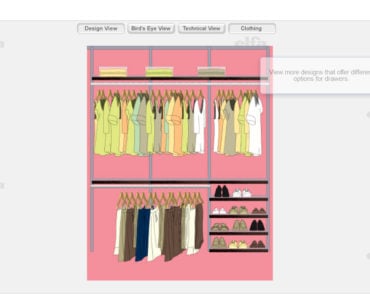 Example of closet design software