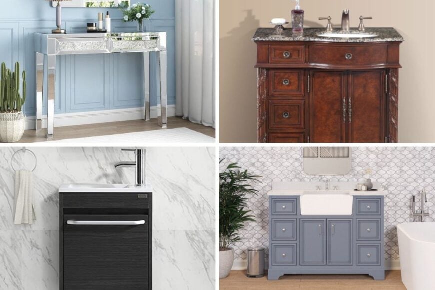 15 Most Popular Bathroom Vanity Tops Materials, Styles and Cost