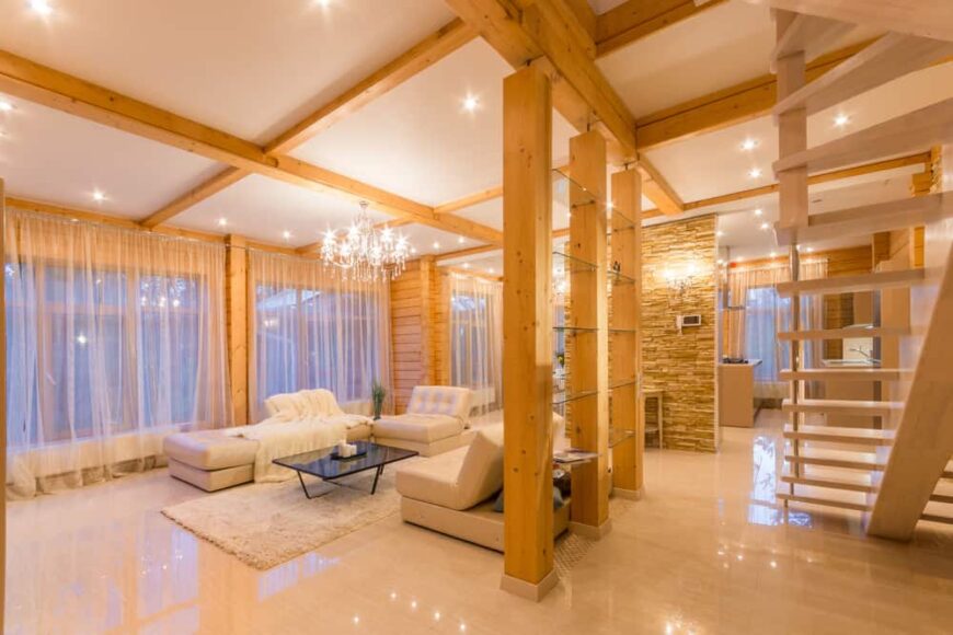 65 Living Rooms with Tile Flooring (Photos)