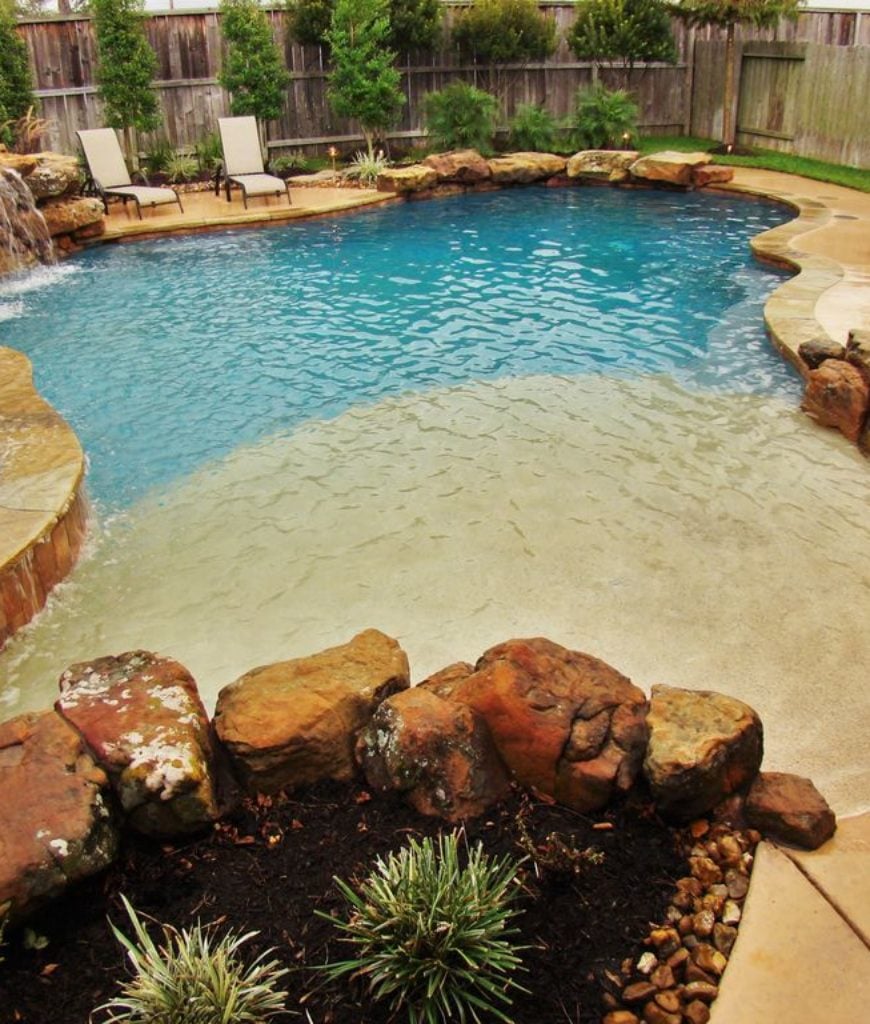 20+ Awesome ZeroEntry Backyard Swimming Pools (i.e. Beach Entry