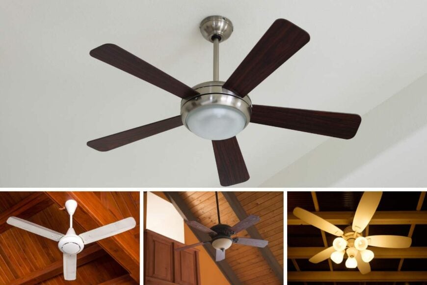 25 Different Types of Ceiling Fan Lights (Ultimate Buying Guide)