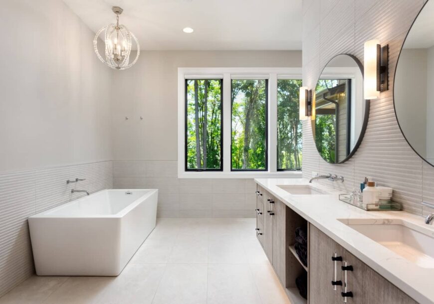 44 Transitional Style Primary Bathroom Ideas (Photos) – Page 2 – Home ...