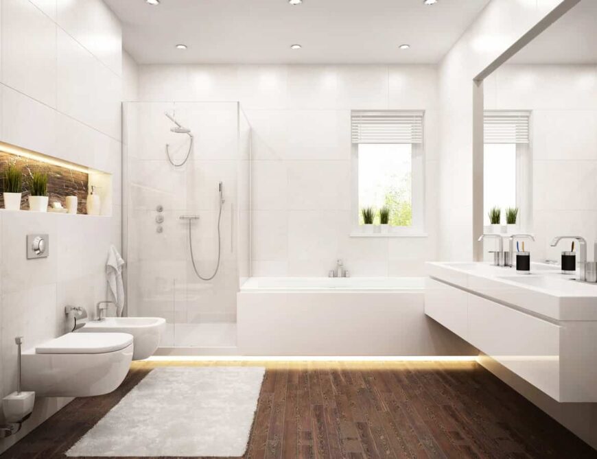 44 Transitional Style Primary Bathroom Ideas (Photos) – Page 2 – Home ...