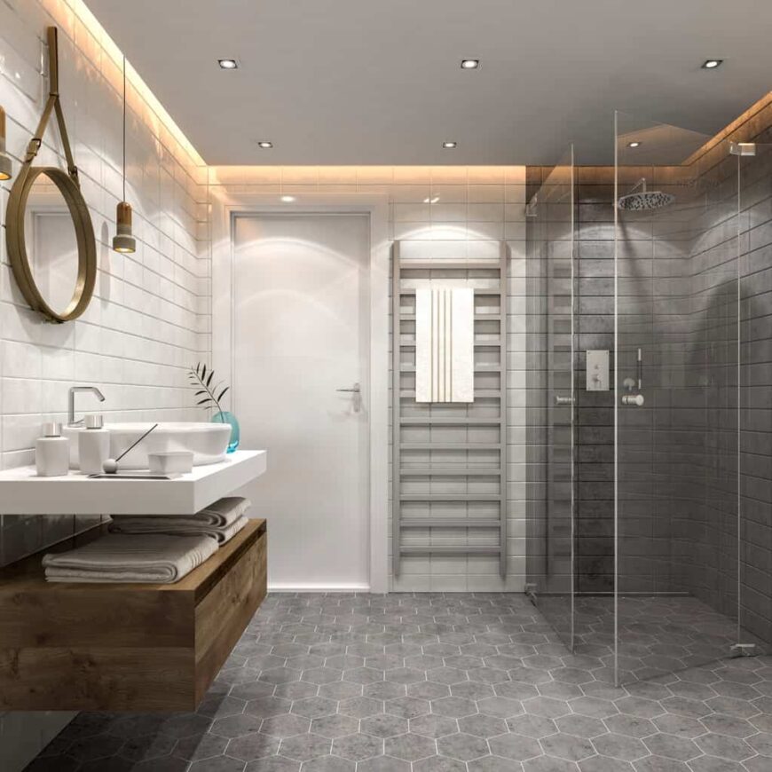 44 Transitional Style Primary Bathroom Ideas (Photos) – Page 2 – Home ...
