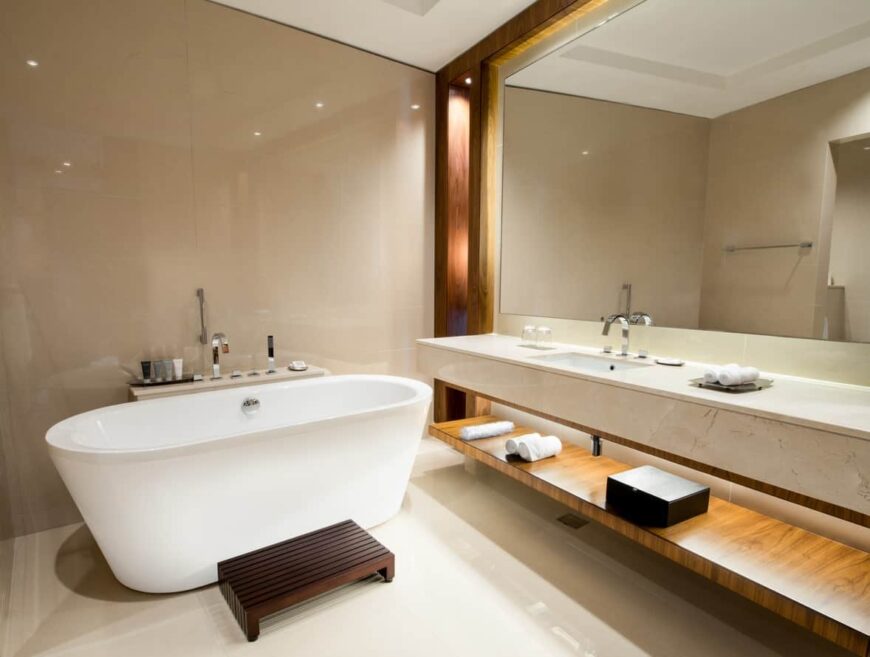 44 Transitional Style Primary Bathroom Ideas (Photos) – Home Stratosphere