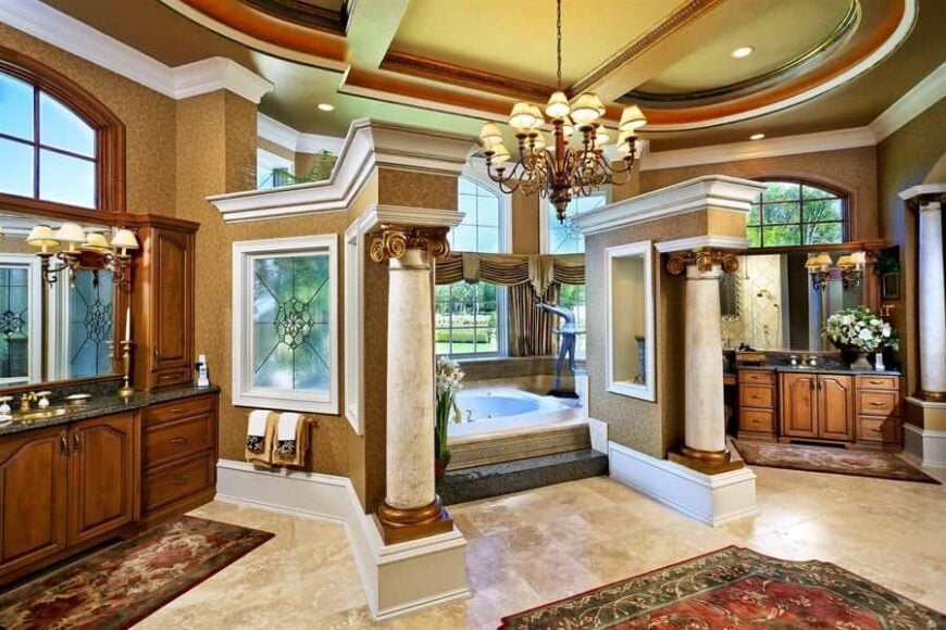 34 Large Luxury Primary Bathrooms that Cost a Fortune