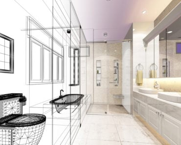 Bathroom design with software tool