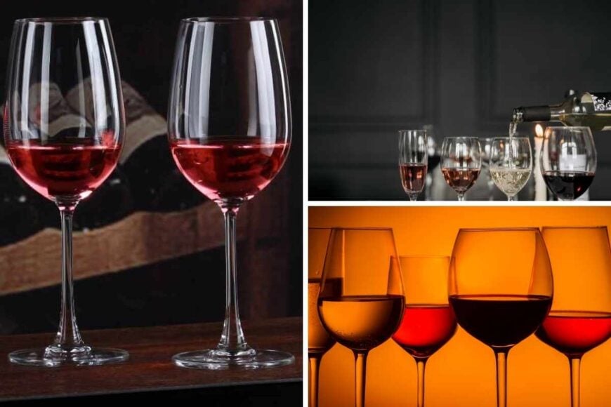 18 Different Types of Wine Glasses (Red, Wine and Dessert Illustrated