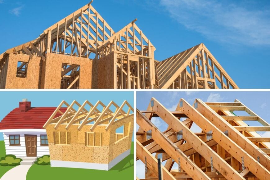 30 Different Types of Roof Trusses (Illustrated Configurations)