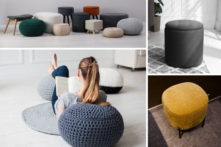 Hassock vs. Ottoman vs. Pouf vs. Footstool What Are the Differences?