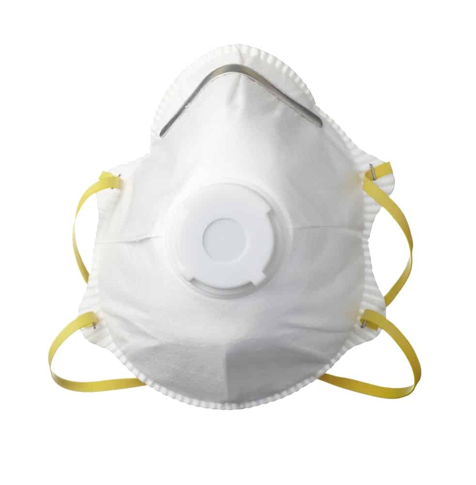Dust mask on white background.