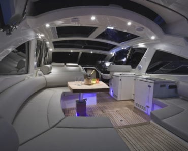 Azimut Atlantis 50 foot yacht interior design