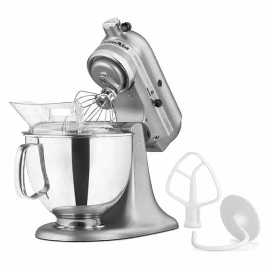 Contour silver mixer looking all sleek and smooth.