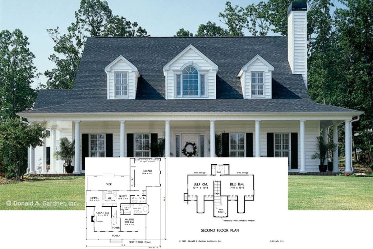 This Home’s Floor Plan Was Created in 1991 and is Therefore a Perfect Example of How Home Layouts Don’t Age, Only Design Does… Although this Exterior is Admittedly Timeless