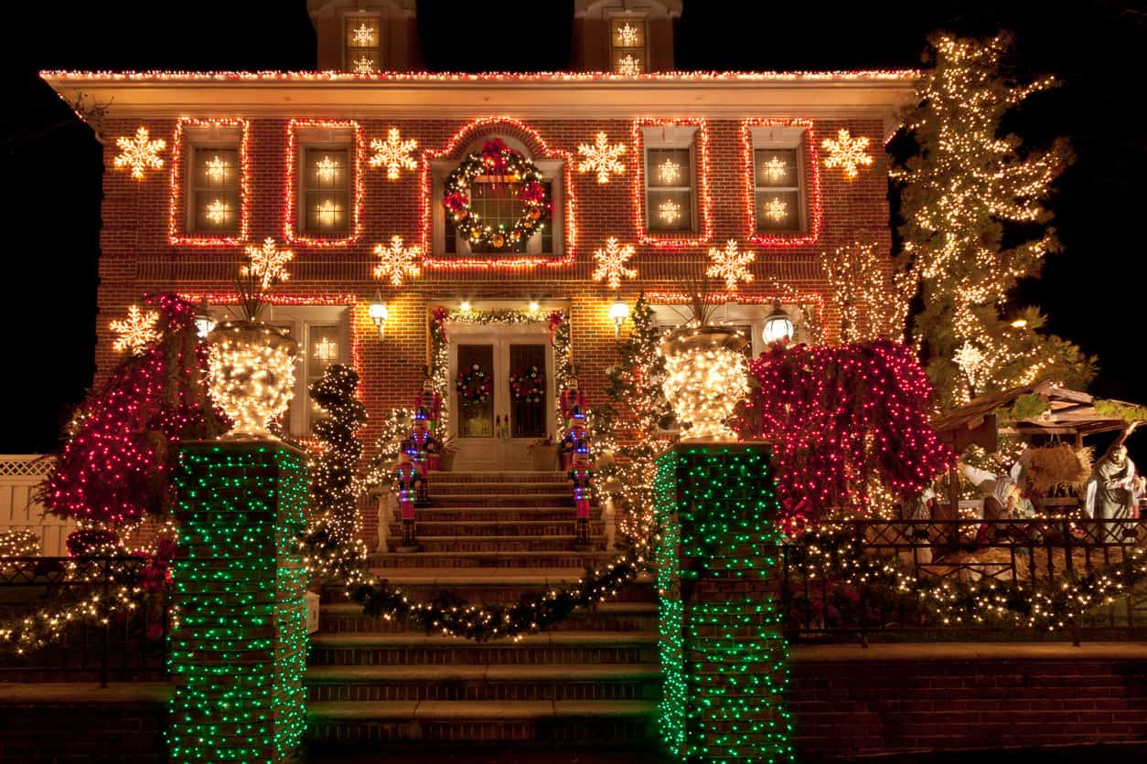 Unique Christmas Lights House