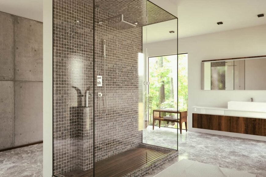 33 Stunning Primary Bathrooms with Glass WalkIn Showers (2021! Photos)