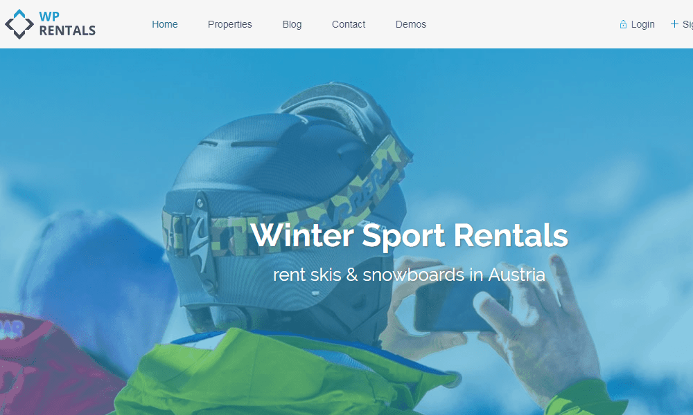 WP Rentals Real estate WordPress Theme