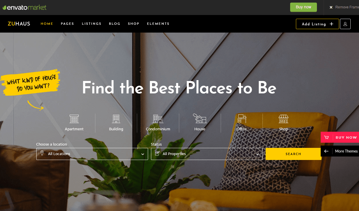 Zuhaus Real Estate WordPress Theme