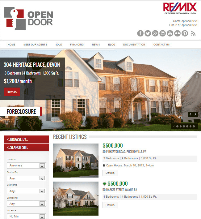 OpenDoor WordPress Theme