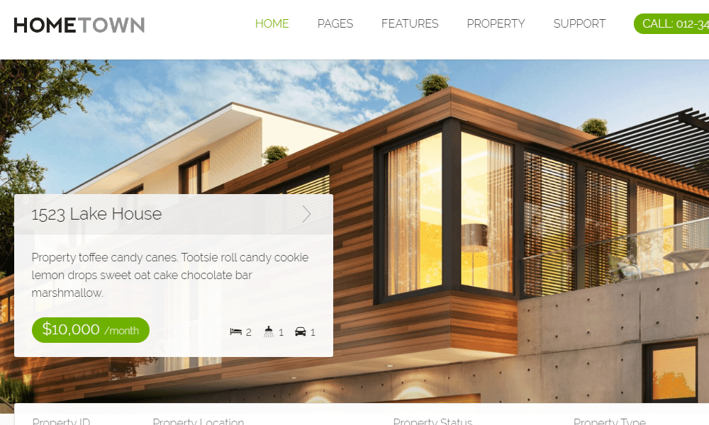 Hometown WordPress Real Estate Theme