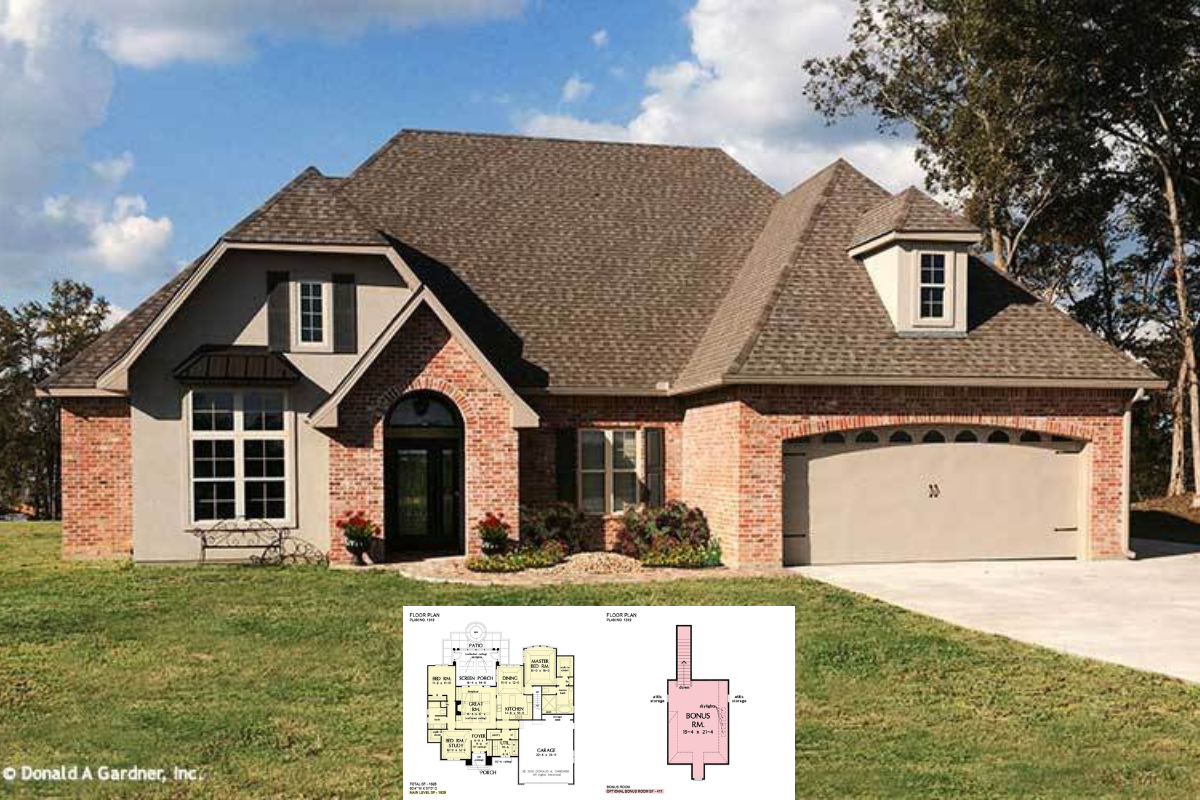 Discover the Charm of The Lucerne: A 3-Bedroom 1,828 Sq. Ft. European Cottage with a Bonus Room (View the Detailed Floor Plan Sketches)