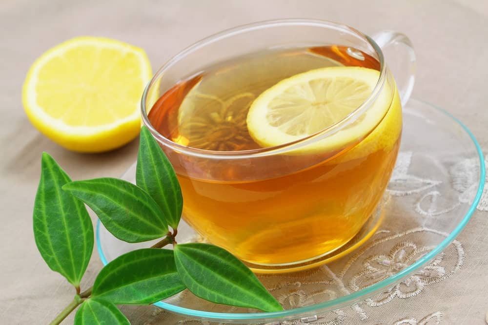 Lemon green tea