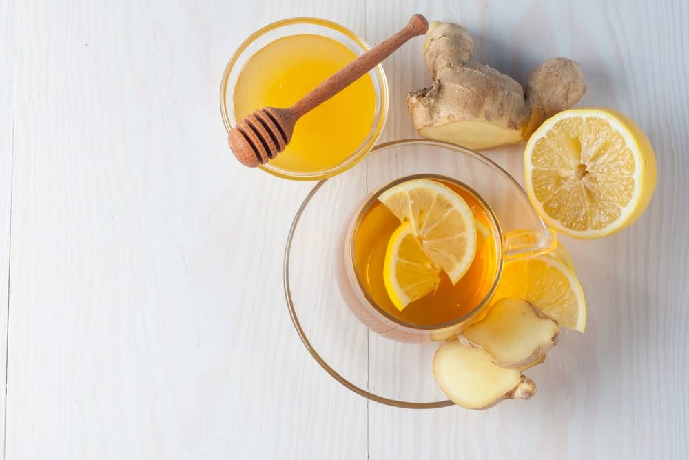 Ginger and honey tea