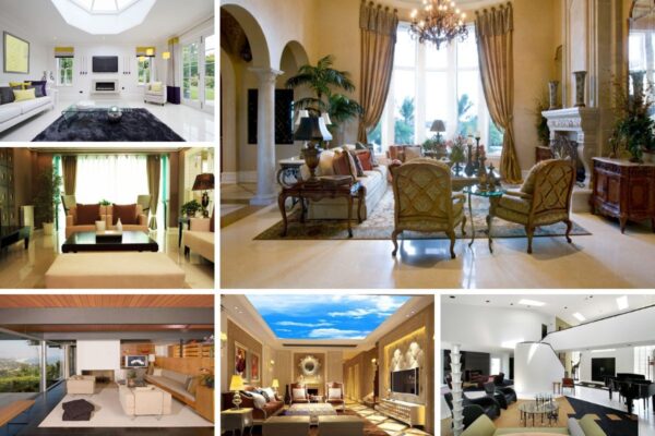 65 Living Rooms with Tile Flooring (Photos)