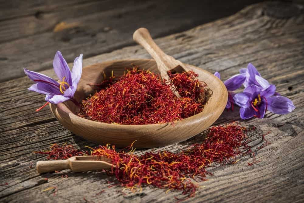Saffron and saffron flowers