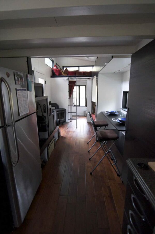 Tiny House with an Unusually Large Kitchen