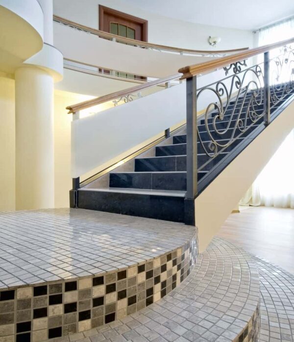 50 Staircases With Tile Flooring (Photos)