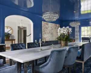 Feast Your Eyes: 19 Gorgeous Blue Dining Room Ideas that Will Elevate ...